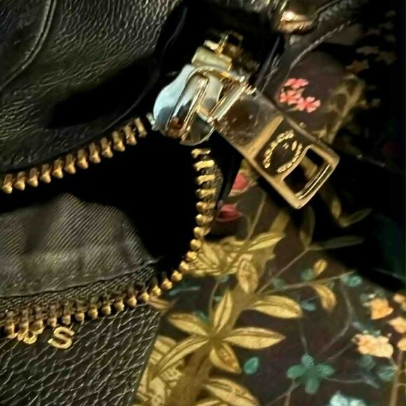 Coach Primrose Pebble Satchel Bag Leather Black Crossbody - See pics! - Picture 10 of 16